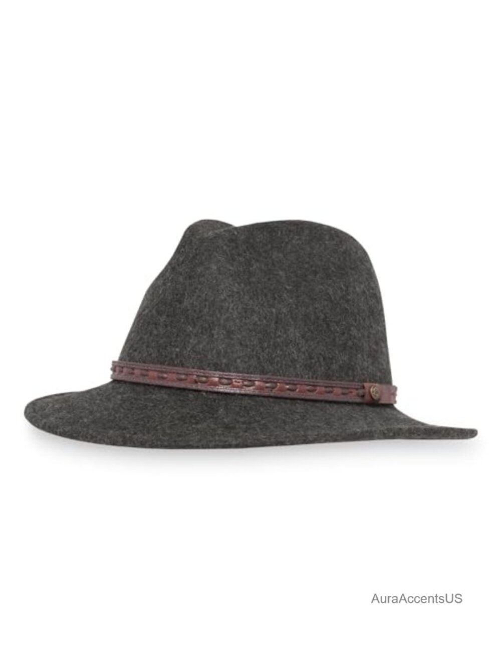 Wool Felt Fedora Hat UPF 50+ Water Repellent Sun Hat 2.5" Brim